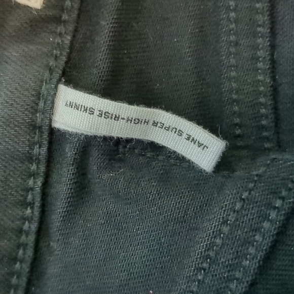 RAG & bone Jane super high rise skinny black jeans size 27 - Picture 5 of 7